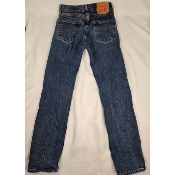 Levis Mens Blue 505 Slim Fit‎ Jeans tag: W29 L32 Measure 27x30 - Picture 2 of 9